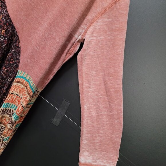 The Morgan Factory Repurposed Boho Hippy Flowy Blouse Sz L/XL - Picture 4 of 12